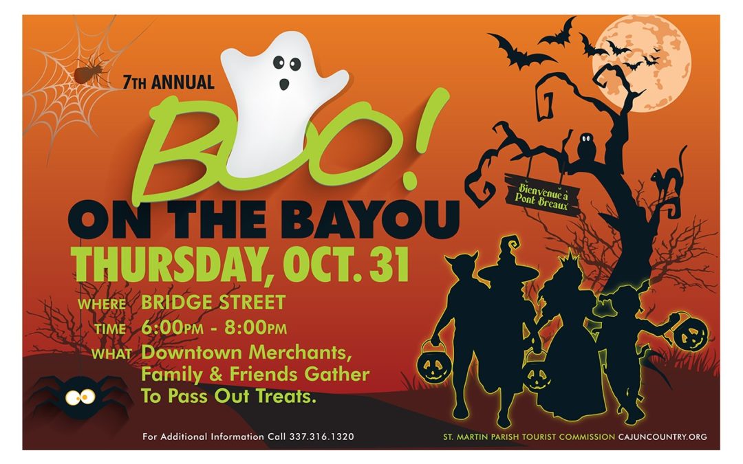 Boo on the Bayou in Breaux Bridge!